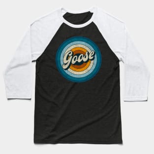 Goose - Retro Circle Vintage Baseball T-Shirt